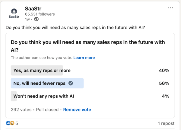 2026 Will Be a World of PLG+AI.  PLG plus AI Sales Reps.  We Have No Choice. - SaaStr